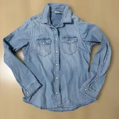 デニムシャツ　デニムジャケット　H&M 38