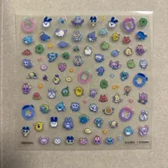 【フラットガシャポン】たまごっち ネイルシールコレクション　デザインE