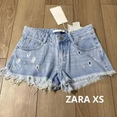リ*☆様 ZARA ショートパンツ　XS デニム　ショーパン　レディー32