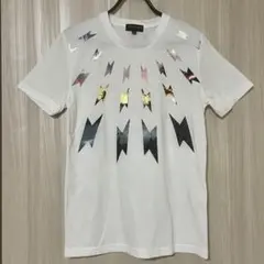EVOLUTION 白Tシャツ 稲妻 ビーチ