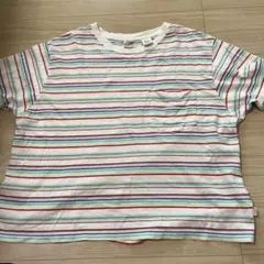 Levi's マルチカラー ボーダー ポケット Tシャツ XSのサムネイル