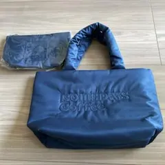 コメダ珈琲福袋トートバッグ ロゴ刺繍付き ＆ポーチ　ネイビー
