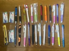 ノベルティ　ボールペン　黒　非売品粗品　27本セット　事務用品