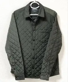 ZARA キルティング シャツジャケット ダークグリーン　Mサイズ相当