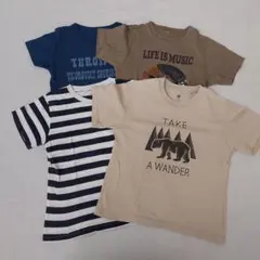 男の子　120cm　Tシャツ　4枚セット　無印良品　GU