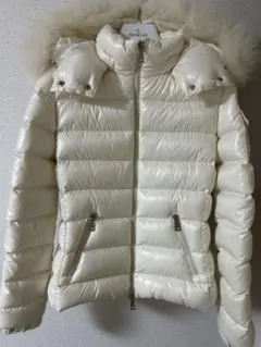 モンクレール BADYFUR サイズ0 リアルファー ホワイト ☆【MONCLER(モンクレール)】Badyf ☆ファーダウンジャケット (MONCLER