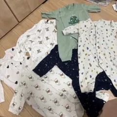 秋生まれ　ベビー ロンパース 95cm以下 5点セット