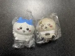 ちいかわ ソフビパペットマスコット　ハチワレ、ラッコ