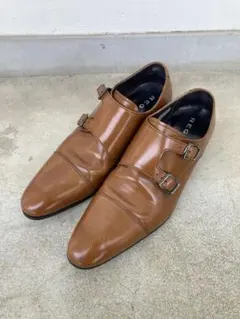 REGAL ブラウン ダブルモンクストラップ 636R