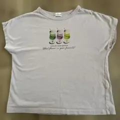 branshes 半袖Tシャツ クリームソーダ柄　130cmのサムネイル