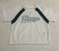 XLARGE 90 キッズ Tシャツ ホワイト×グリーンのサムネイル