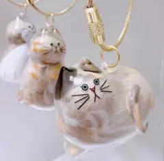 うちの子のけだまだま風　全2種セット　ガチャ　ねこ　ネコ　猫　毛玉　キーホルダー