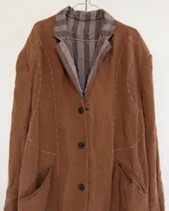 MAISON MARGIELA コントラストステッチ ロングコートのサムネイル
