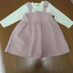branshe ピンク サロペットワンピース