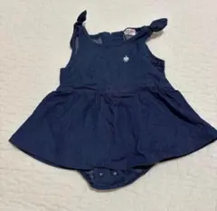 デニム　ロンパース