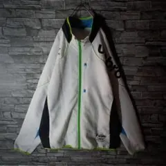 UMBROナイロンジャケット ダイヤモンドロゴ ワッフル生地 肩ロゴ XL