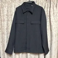未使用　GU ストライプジャケットシャツ　XL 秋服　カジュアル