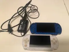 PSP本体2台と充電器・UMDゲーム7枚セット