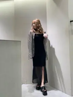 MURUA★シアーシャイニーボリュームシャツ新品