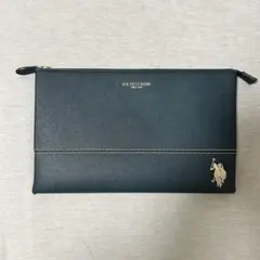 U.S. POLO ASSN. クラッチバッグ セカンドバッグ ダークグリーン