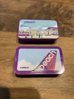 peach ピーチ　エアバス　ミンティア　空き缶