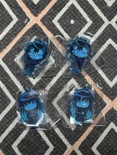 鬼滅の刃　アクリルキーホルダー 4個セット 時透無一郎　不死川玄弥