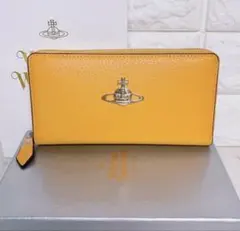 【最新作✨金運アップ】ヴィヴィアン・ウエストウッド 長財布 イエロー