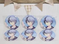 ✽プロセカ✽　青柳冬弥　グリッター缶バッジ　６点　特典　5A