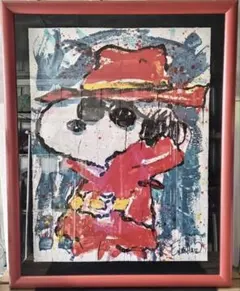 希少！大型絵画PEANUTSトムエバーハート25年以上前の作品 - メルカリ