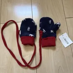 kp DECO ミトン Sサイズ ネイビー 赤