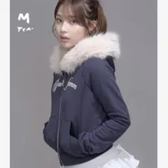 FCMM ZIP UP HOODIE/ジップアップフーディ ネイビー M