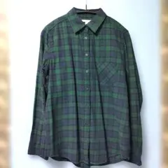 ユニクロ　М　フランネル チェック柄 長袖シャツ