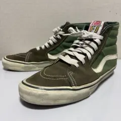し*ー様 USA製 80s 90s VANS SK8-HI グリーン 旧タグ　O