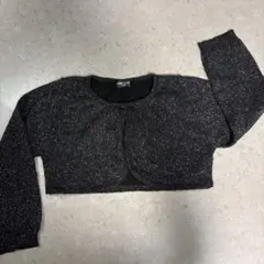 コムサイズム ラメニット カーディガン ボレロ110cm