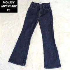 本日終了☆MOUSSY マウジー MVS FLARE 25 フレアデニム 25のサムネイル