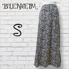 美品⭐BLENHEIM　ブレンレイム　ロングフレアスカート　ダルメシアン　ドット