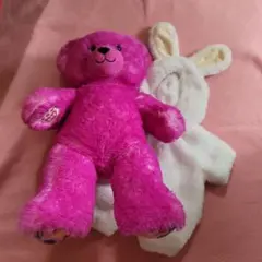 ビルドアベア　ひつじ　うさぎ　ぬいぐるみ　レア ビルドアベア ひつじ ぬいぐるみ レトロ - メルカリ