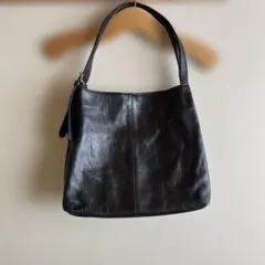 MONICA ブラックレザートートバッグ