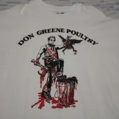 90s hanesタグ ケンタッキー パロディ ブラックユーモア Tシャツ