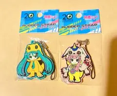 初音ミク　ラバーストラップ 巡音ルカ　 デジモンアドベンチャー