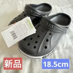 新品 タグ付●クロックス CROCS バヤバンドクロッグ ブラック 18.5cm