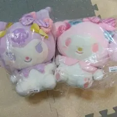 マイメロディ　クロミ　リボンがいっぱいBIGぬいぐるみ　パステル　全2種セット