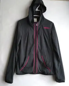 【adidas 】フード付きジップアップトレーニングウェア 黒　 Mサイズ