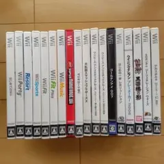 Wiiソフト18本まとめ売り【説明書注意あり】