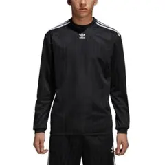 adidas ブラック 長袖カットソー ストライプのサムネイル