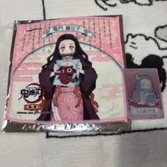 鬼滅の刃 竈門禰豆子 ハンドタオル クリアカード ナムコキャンペーン