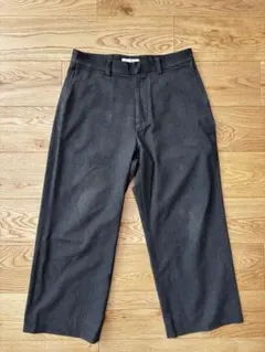 YAECA CONTEMPO ダークグレー スラックス M-0684