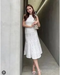 即完売品★シェリエ★ホワイトノースリーブミニワンピース 即完売品☆シェリエ☆ホワイトノースリーブミニワンピース - メルカリ