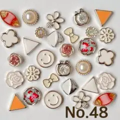 カボション デコパーツ プラパーツ アソート No.48