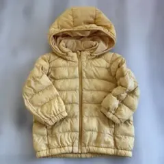 80サイズ　UNIQLO　ユニクロ　ダウン　アウター　ベビー 黄色